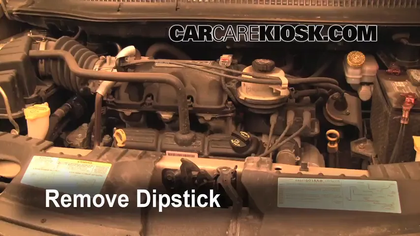 2007 Dodge Grand Caravan SXT 3.8L V6 Oil Check Oil Level